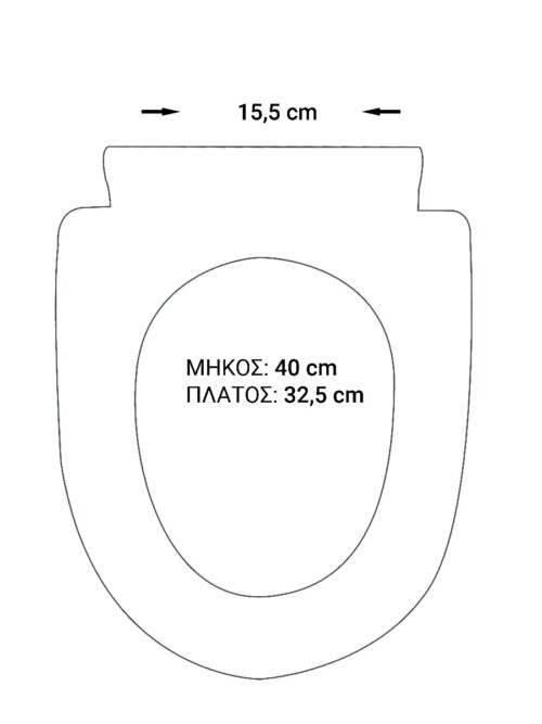 1101050018 tech ΚΑΠΑΚΙ ΛΕΚΑΝΗΣ TREVI ROUND SOFT CLOSE ΛΕΥΚΟ PICCADILLY