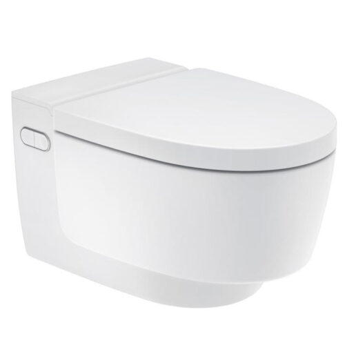 ΛΕΚΑΝΗ ΚΡΕΜΑΣΤΗ AQUACLEAN MERA COMFORT ΜΕ SOFT CLOSE ΚΑΠΑΚΙ GEBERIT