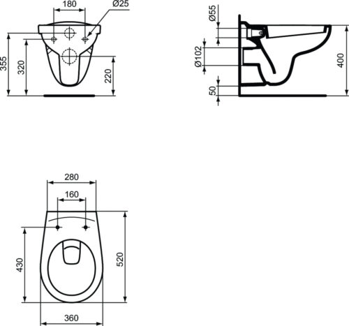 Alternative view of ΚΑΠΑΚΙ ΛΕΚΑΝΗΣ EUROVIT SOFTCLOSE ΛΕΥΚΟ IDEAL