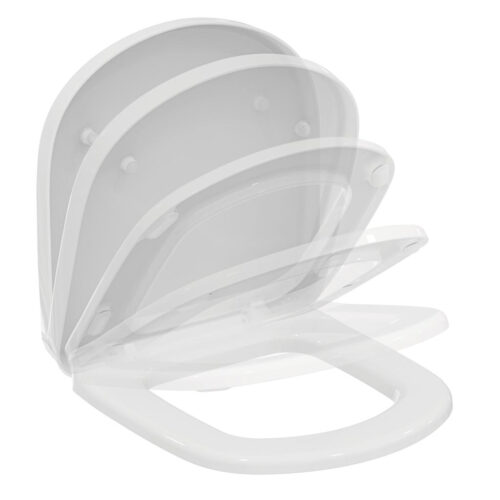ΚΑΠΑΚΙ ΛΕΚΑΝΗΣ TEMPO SOFT CLOSE 53cm ΒΑΚΕΛΙΤΗΣ ΛΕΥΚΟ  IDEAL