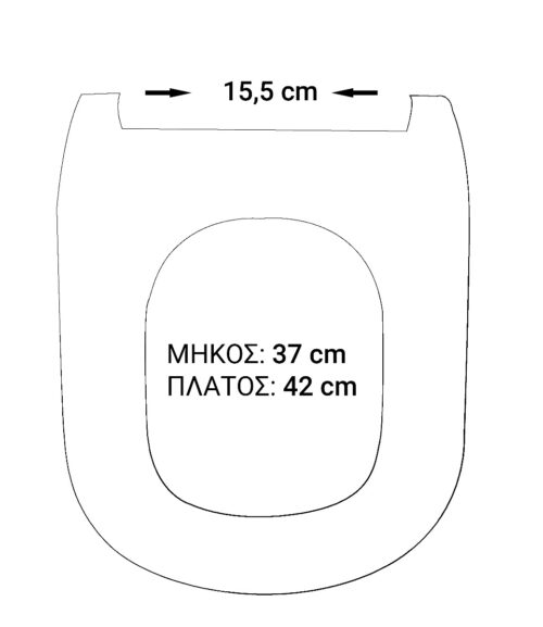 1114050026 carbon ΚΑΠΑΚΙ ΛΕΚΑΝΗΣ TESI II SOFT CLOSE ΒΑΚΕΛΙΤΗΣ ΛΕΥΚΟ IDEAL