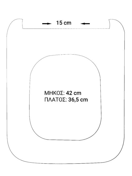1114050047 carbon ΚΑΠΑΚΙ ΛΕΚΑΝΗΣ STRADA II SOFT CLOSE ΛΕΥΚΟ IDEAL