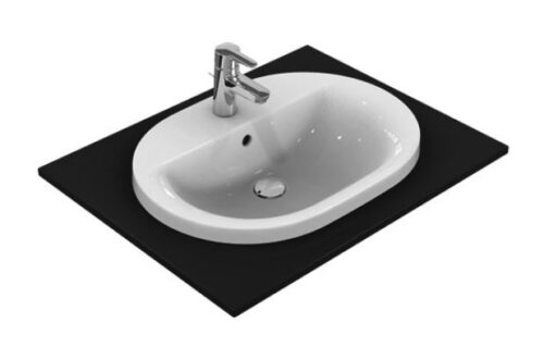 ΝΙΠΤΗΡΑΣ CONNECT 55x43cm ΟΒΑΛ ΛΕΥΚΟΣ ΕΝΘΕΤΟΣ IDEAL
