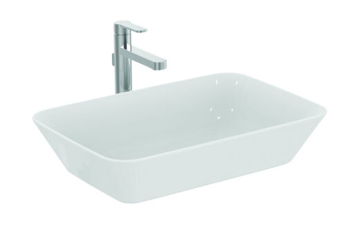 ΓΟΥΡΝΑ CONNECT AIR 60x40cm ΕΛΕΥΘΕΡΗΣ ΤΟΠΟΘΕΤΗΣΗ ΟΡΘΟΓΩΝΙΑ ΛΕΥΚΗ IDEAL