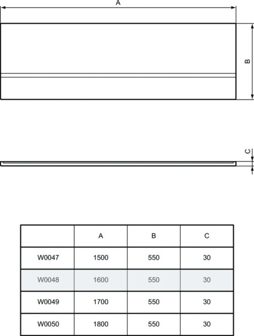 ΠΟΔΙΑ ΜΠΡΟΣΤΙΝΗ SIMPLICITY 160cm ΛΕΥΚΗ IDEAL STANDARD 8 1211040014 tech ΠΟΔΙΑ ΜΠΡΟΣΤΙΝΗ SIMPLICITY 160cm ΛΕΥΚΗ IDEAL STANDARD
