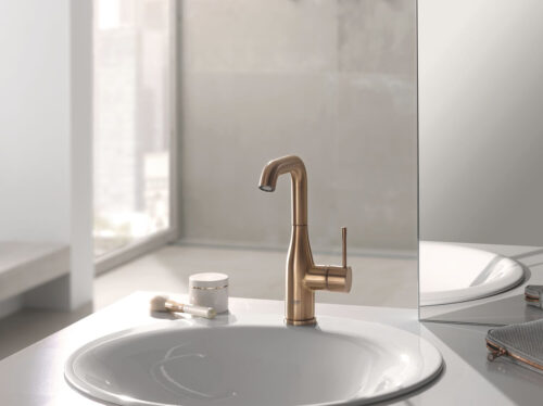ΜΠΑΤΑΡΙΑ ΝΙΠΤΗΡΟΣ ESSENCE 32628DL1 ΨΗΛΗ BRUSHED WARM SUNSET GROHE