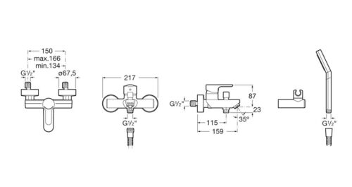 ΜΠΑΤΑΡΙΑ ΛΟΥΤΡΟΥ L20 ΣΕΤ ΧΡΩΜΕ ROCA 8 1302010026 tech ΜΠΑΤΑΡΙΑ ΛΟΥΤΡΟΥ L20 ΣΕΤ ΧΡΩΜΕ ROCA