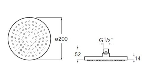 ΚΕΦΑΛΗ ΝΤΟΥΖ RAINSENSE Φ20 ΧΡΩΜΕ ROCA 8 1302080013 tech ΚΕΦΑΛΗ ΝΤΟΥΖ RAINSENSE Φ20 ΧΡΩΜΕ ROCA