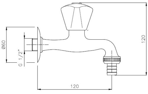Alternative view of ΚΑΝΟΥΛΑ ΕΞΠΟΡΤ 1/2 ΧΡΩΜΕ QUARANTA