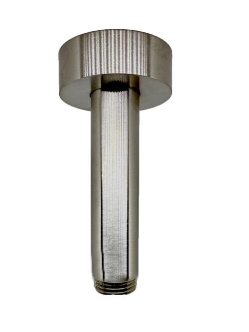 ΒΡΑΧΙΟΝΑΣ ΟΡΟΦΗΣ ΣΤΡΟΓΓΥΛΟΣ 10cm BD6047 NICKEL BRUSHED PICCADILLY
