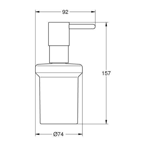 ΝΤΙΣΠΕΝΣΕΡ ESSENTIALS BRUSHED WARM SUNSET GROHE 9 1403030024 25 26 tech2 1 ΝΤΙΣΠΕΝΣΕΡ ESSENTIALS BRUSHED WARM SUNSET GROHE