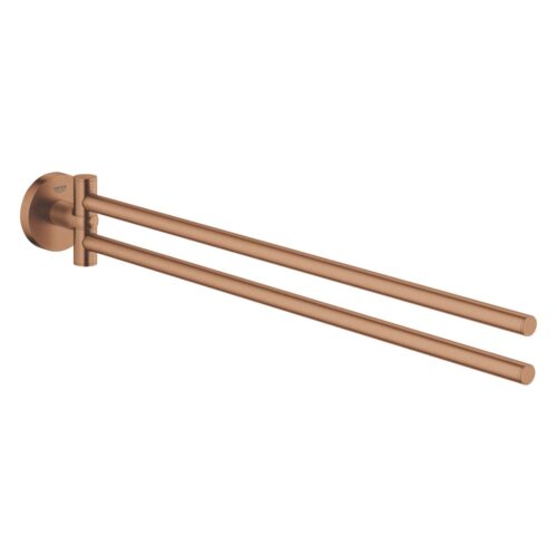 ΠΕΤΣΕΤΟΘΗΚΗ ΠΕΡΙΣΤΡΟΦΙΚΗ ΔΙΠΛΗ ESSENTIALS BRUSHED WARM SUNSET GROHE
