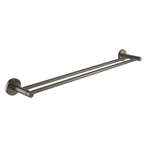 ΠΕΤΣΕΤΟΘΗΚΗ ΔΙΠΛΗ ESSENTIALS BRUSHED HARD GRAPHITE GROHE