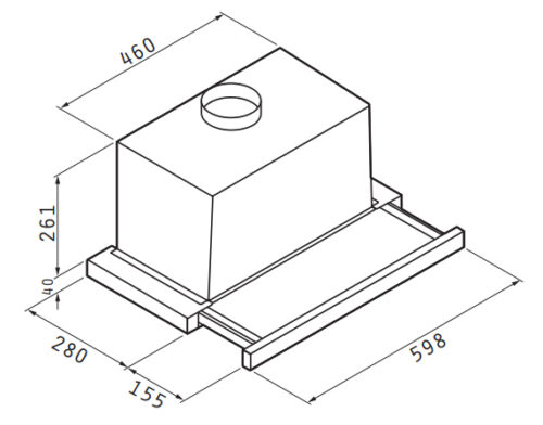 Alternative view of ΑΠΟΡΡΟΦΗΤΗΡΑΣ ΣΥΡΟΜΕΝΟΣ ES4 TURBO ΓΚΡΙ PYRAMIS