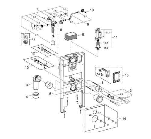 ΚΑΖΑΝΑΚΙ ΕΝΤΟΙΧΙΖΟΜΕΝΟ 38526000 RAPID SL GROHE 8 2203010103 tech2 ΚΑΖΑΝΑΚΙ ΕΝΤΟΙΧΙΖΟΜΕΝΟ 38526000 RAPID SL GROHE