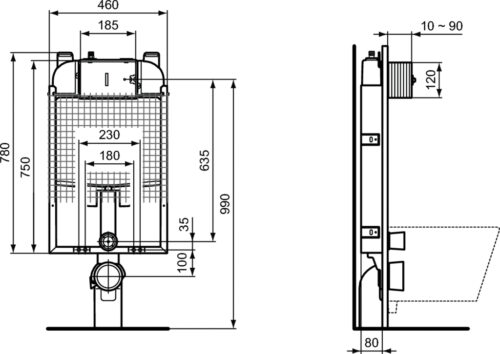 Alternative view of ΚΑΖΑΝΑΚΙ IDEAL PROSYS 80 R014667 ΕΝΤΟΙΧΙΣΜΕΝΟ ΜΕ ΠΛΑΙΣΙΟ
