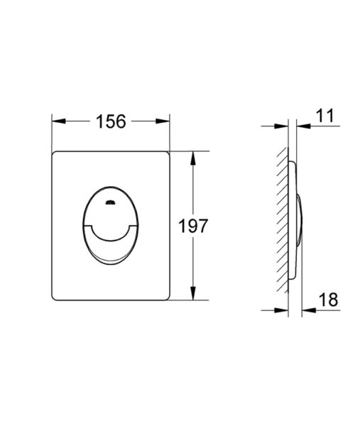 Alternative view of ΠΛΑΚΕΤΑ GROHE 38505