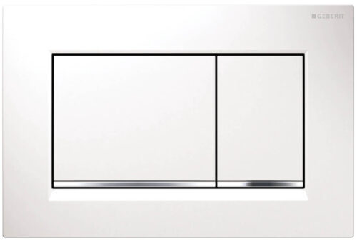 ΠΛΑΚΕΤΑ GEBERIT SIGMA 30 DUAL FLUSH 115.883.KJ.1 ΛΕΥΚΟ ΓΥΑΛΙΣΤΕΡΟ