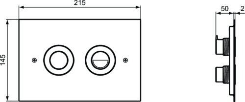 2203020120 tech ΠΛΑΚΕΤΑ IDEAL SEPTA PRO P1 R0188MY INOX