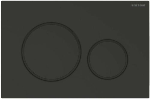 ΠΛΑΚΕΤΑ GEBERIT SIGMA 20 115.882.16.1 ΜΑΥΡΟ ΜΑΤ