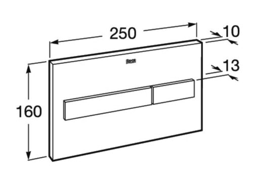 2203020133 tech ΠΛΑΚΕΤΑ PL7 DUAL A890088206 ΜΑΤ ΜΑΥΡΗ ROCA