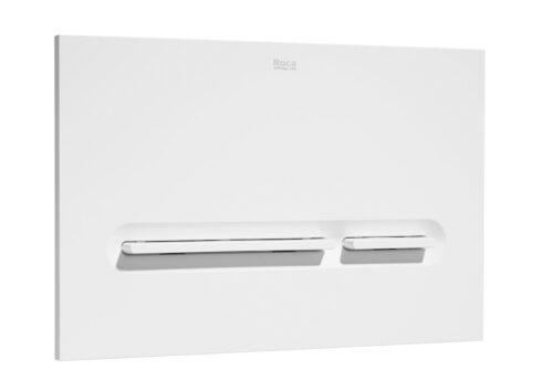 ΠΛΑΚΕΤΑ ROCA PL5 DUAL A890099000 ΓΥΑΛΙΣΤΕΡΟ ΛΕΥΚΟ