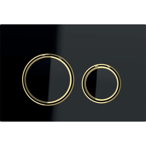 ΠΛΑΚΕΤΑ GEBERIT SIGMA 21 DUAL FLUSH 115.652.SJ.1 ΜΑΥΡΟ - ΜΠΡΟΝΖΕ ΓΥΑΛΙΣΤΕΡΟ