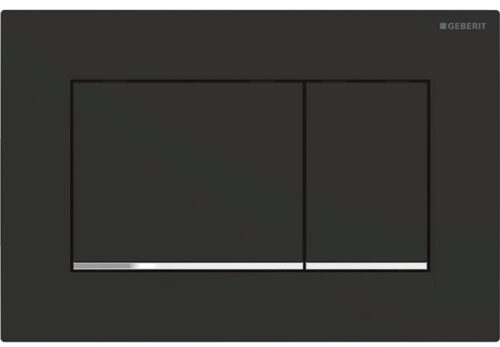 ΠΛΑΚΕΤΑ GEBERIT SIGMA 30 DUAL FLUSH 115.883.14.1 ΜΑΥΡΟ ΜΑΤ