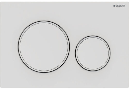 ΠΛΑΚΕΤΑ GEBERIT SIGMA 20 115.882.01.1 ΛΕΥΚΟ ΜΑΤ EASY CLEAN