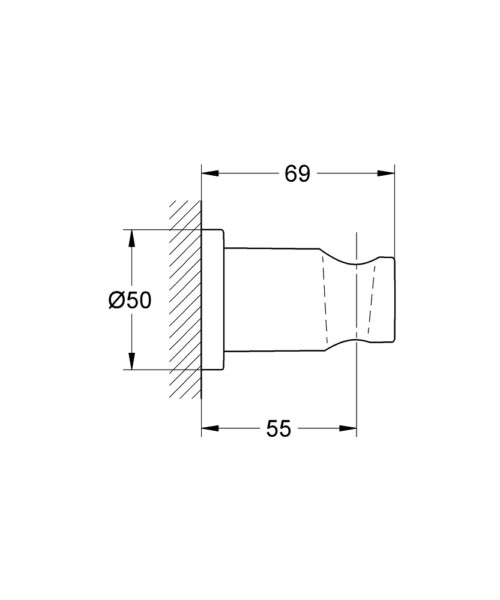 Alternative view of ΣΤΗΡΙΓΜΑ ΝΤΟΥΖ RAINSHOWER SUPERSTEEL GROHE