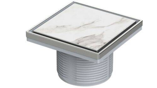 Alternative view of ΣΙΦΩΝΙ ΔΑΠΕΔΟΥ ΠΛΑΣΤΙΚΟ ΕΛΙΤ 15x15cm 5110 ΜΕ ΣΧΑΡΑΚΙ ΑΝΟΞΕΙΔΩΤΟ