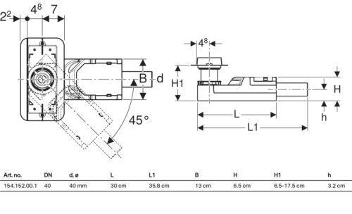 5cm GEBERIT