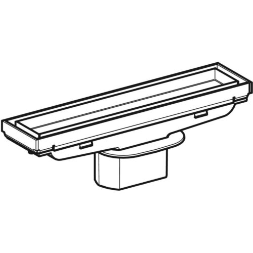 4004015022 tech2 ΚΑΝΑΛΙ ΝΤΟΥΖΙΕΡΑΣ CLEANLINE 18,8cm ΓΙΑ ΠΛΑΚΑΚΙ GEBERIT