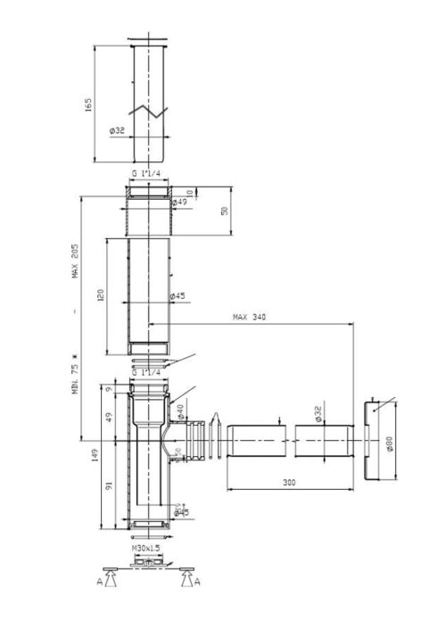 4004015023 tech ΣΙΦΩΝΙ ΝΙΠΤΗΡΟΣ TOTEM ΜΑΥΡΟ ΓΥΑΛΙΣΤΕΡΟ ROCA