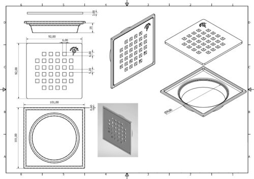ΣΧΑΡΑΚΙ ΑΘΗΝΑ 10x10cm ΤΕΤΡΑΓΩΝΟ ΧΡΩΜΕ 7 4004015025 tech ΣΧΑΡΑΚΙ ΑΘΗΝΑ 10x10cm ΤΕΤΡΑΓΩΝΟ ΧΡΩΜΕ