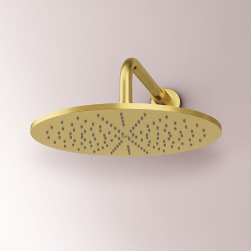 ΚΕΦΑΛΗ ΝΤΟΥΖ IDEALRAIN Φ30cm BRUSHED GOLD IDEAL