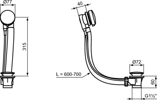 Alternative view of ΒΑΛΒΙΔΑ ΛΟΥΤΡΟΥ ΑΥΤΟΜΑΤΗ ΑΚΟΥΑ 60-70 IDEAL