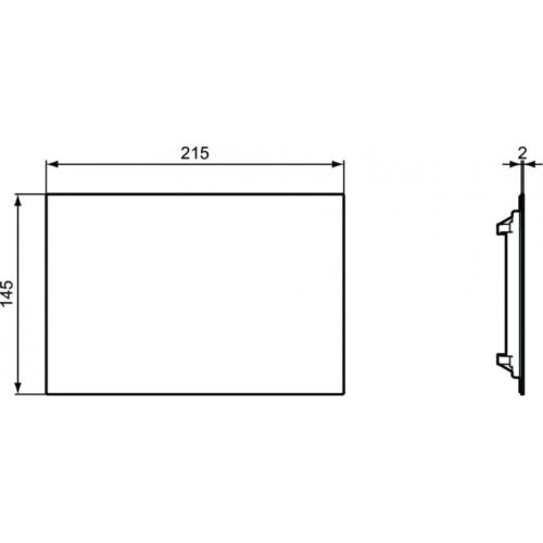 Alternative view of ΘΥΡΙΔΑ ΕΠΙΣΚΕΨΗΣ PROSYS SEPTA PRO ΓΥΑΛΙΣΤΕΡΗ INOX IDEAL