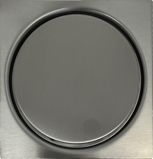 ΣΧΑΡΑΚΙ ΑΣΦΑΛΕΙΑΣ 12x12cm ΤΕΤΡΑΓΩΝΟ NICKEL BRUSHED PICCADILY