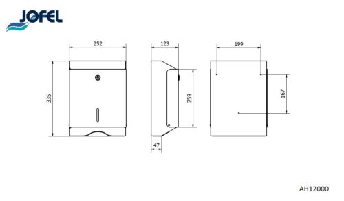 Alternative view of ΧΑΡΤΟΘΗΚΗ ΑΗ 12200 ΙΝΟΧ Ζ-600 ΕΠΑΓΓΕΛΜΑΤΙΚΗ