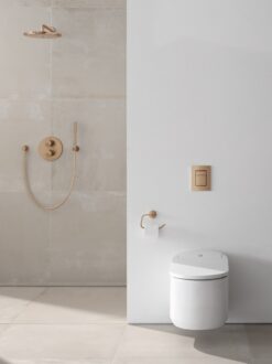 grohe warm sunset inwall 3 ΠΑΡΟΧΗ ΥΔΡΟΛΗΨΙΑΣ RAINSHOWER 27057DL0 BRUSHED WARM SUNSET GROHE