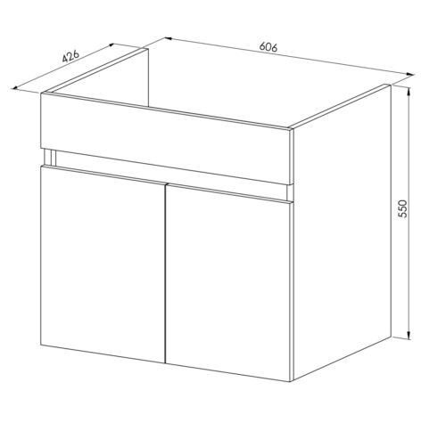 Alternative view of ΒΑΣΗ ΕΠΙΠΛΟΥ ΜΑ ΜΟΝΑ 65cm ΚΡΕΜΑΣΤΗ ΚΑΦΕ