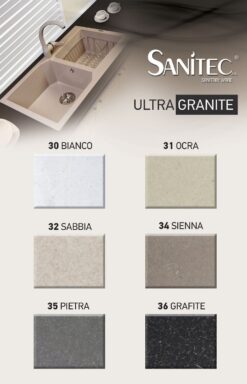 xromatologio ultra stand 1 7 ΝΕΡΟΧΥΤΗΣ ΓΡΑΝΙΤΗ 60x50cm ULTRA GRANITE 809 1B PIETRA SANITEC