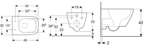 ΛΕΚΑΝΗ ΚΡΕΜΑΣΤΗ SMYLE SQUARE 49cm RIMFREE ΛΕΥΚΗ GEBERIT 8 1116030002 tech ΛΕΚΑΝΗ ΚΡΕΜΑΣΤΗ SMYLE SQUARE 49cm RIMFREE ΛΕΥΚΗ GEBERIT