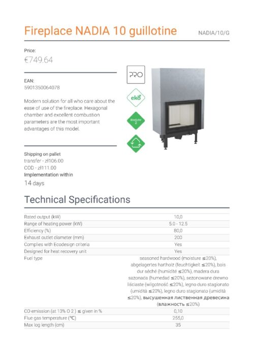 fireplace nadia 10 guillotine page 1 1