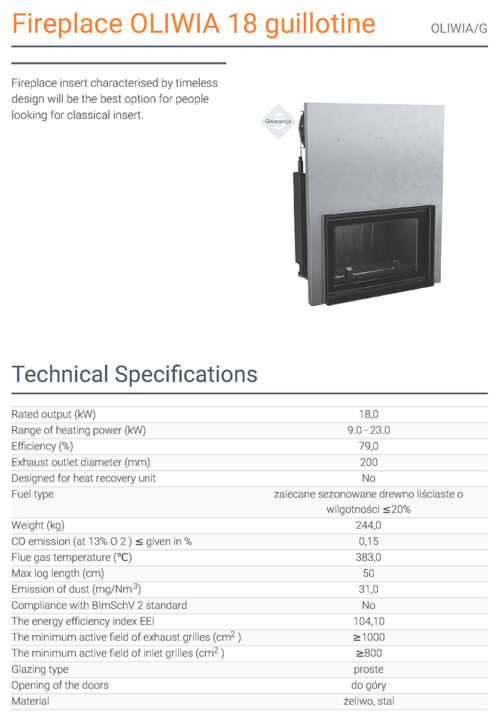 fireplace oliwia 18 guillotine page 1