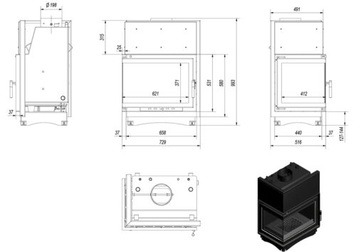 Alternative view of KRATKI ZUZIA/PW BS ΑΡΙΣΤΕΡΗ ΓΩΝΙΑ 12KW / 120-150m2 ΤΖΑΚΙ ΛΕΒΗΤΑΣ ΚΛΕΙΣΤΟΥ ΔΟΧΕΙΟΥ ΔΙΑΣΤΟΛΗΣ