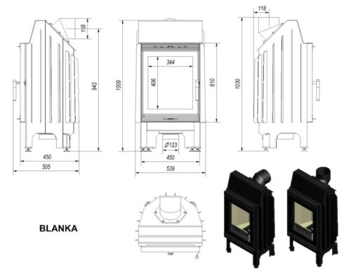 Alternative view of KRATKI BLANKA 8KW ΙΣΙΟ / 60-100m2 ΕΝΕΡΓΕΙΑΚΟ ΤΖΑΚΙ ΑΕΡΟΘΕΡΜΟ ΜΕ ΕΠΕΝΔΥΣΗ ACUMOTTE