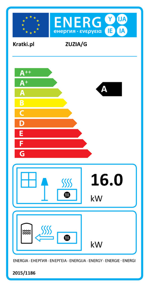 zuzia g energy label page 1