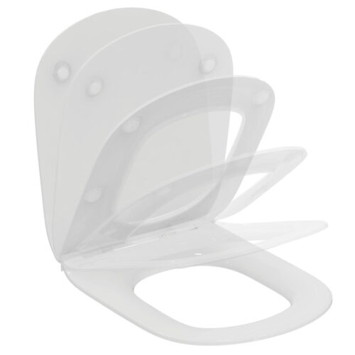 ΚΑΠΑΚΙ ΛΕΚΑΝΗΣ TESI II SOFT CLOSE SANDWICH ΛΕΥΚΟ IDEAL